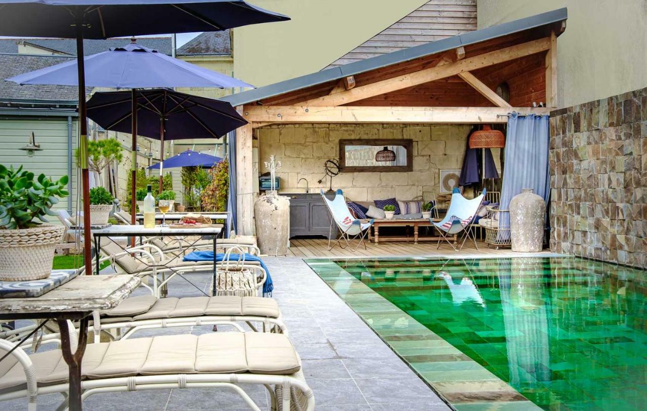Appartements & Spa De La Marine Loire Montsoreau Exterior foto